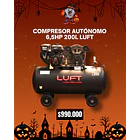 Compresor Autónomo 6,5HP 200L Luft  1