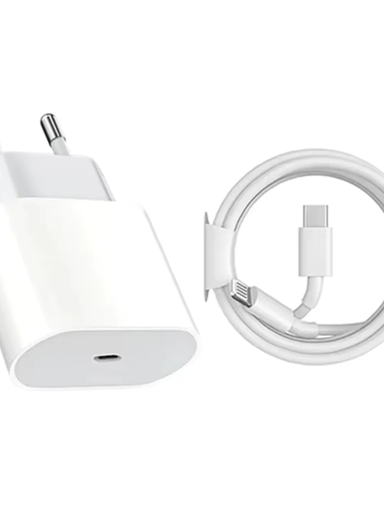 Cargador Iphone lightning 25w OEM Blanco 4