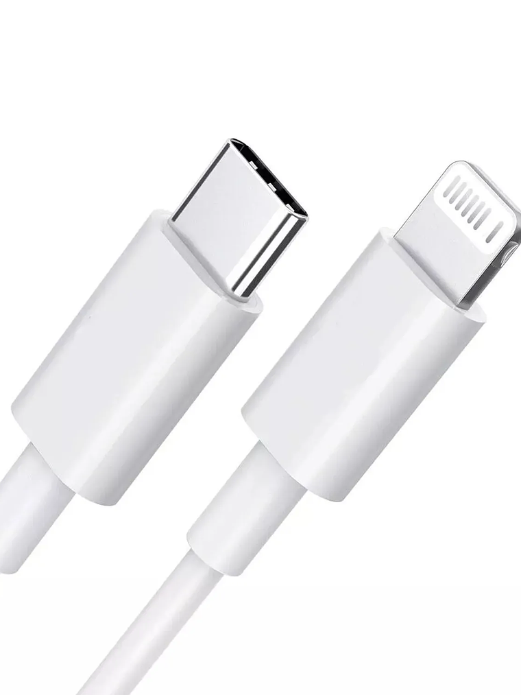 Cargador Iphone lightning 25w OEM Blanco 5