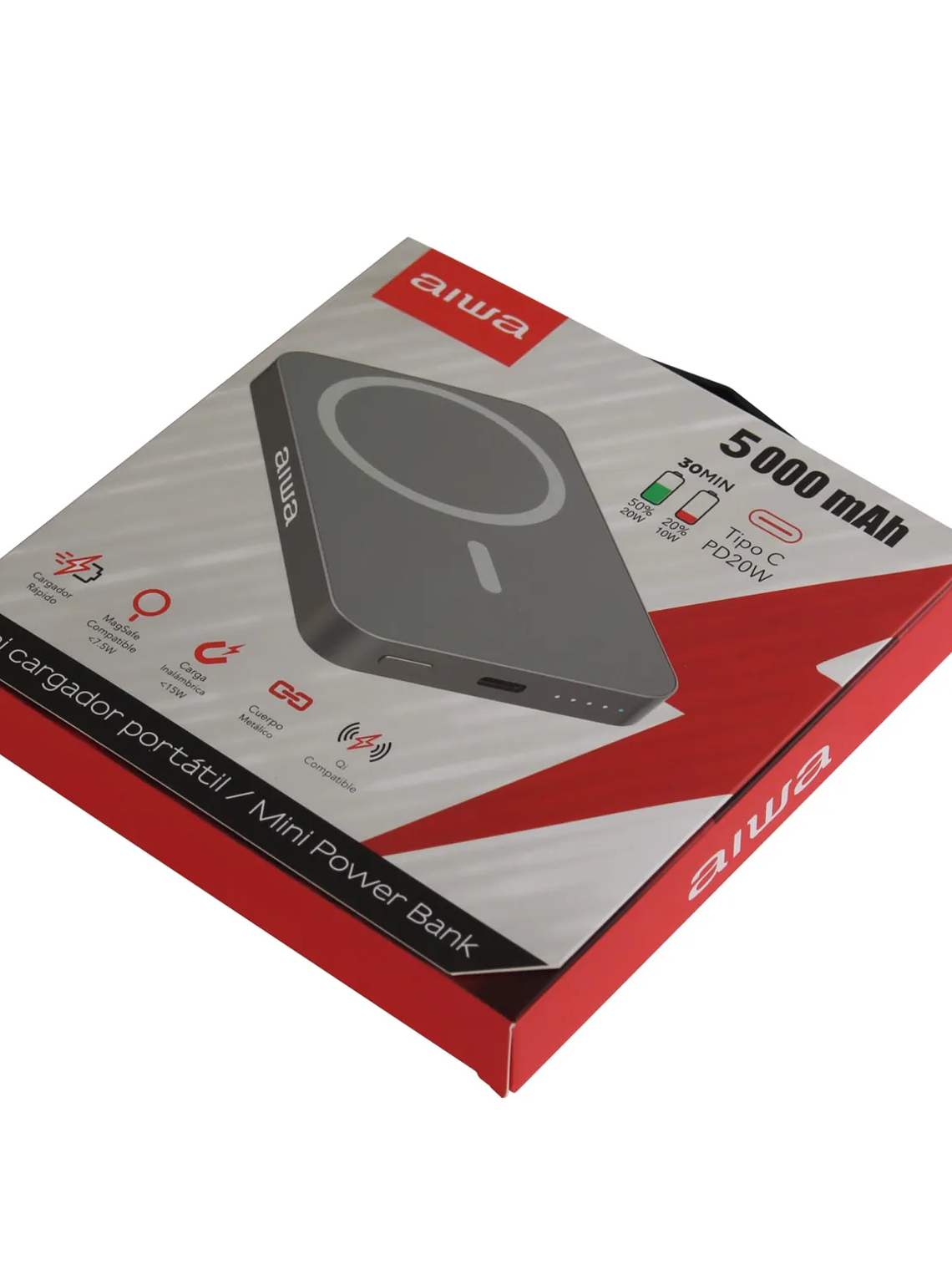 Cargador Bateria Externa Portatil Magnetica 5000mah Paw-70 AIWA 3