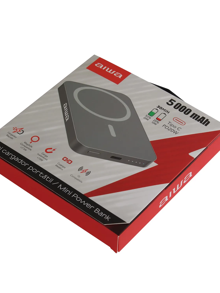 Cargador Bateria Externa Portatil Magnetica 5000mah Paw-70 AIWA 3