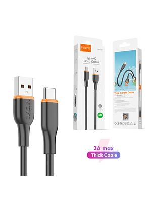 Cable Cargador Usb A Usb Tipo-c Vidvie Black CB4031T