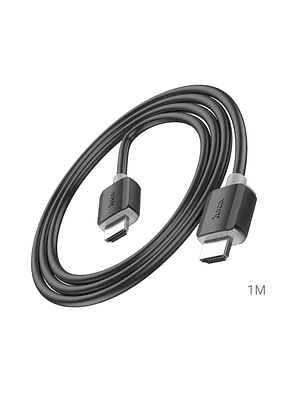 Cable HDMI Hoco US08 HDTV 2.0  4K HD 1M Negro