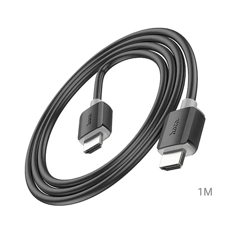 Cable HDMI Hoco US08 HDTV 2.0  4K HD 1M Negro