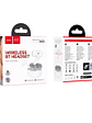Audífonos Bluetooth  Hoco TWS EQ24 Estrella Blanco - Miniatura 2