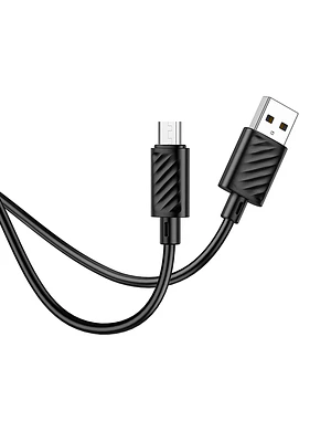 Cable Hoco X88 Gratified MicroUSB 2M Negro