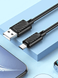 Cable Hoco X88 Gratified MicroUSB 2M Negro - Miniatura 5