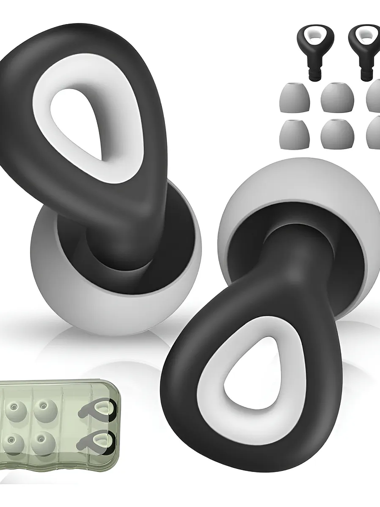 Tapones Antiruido Para Oídos Gota De Agua 3 Tamaños Cómodos 1