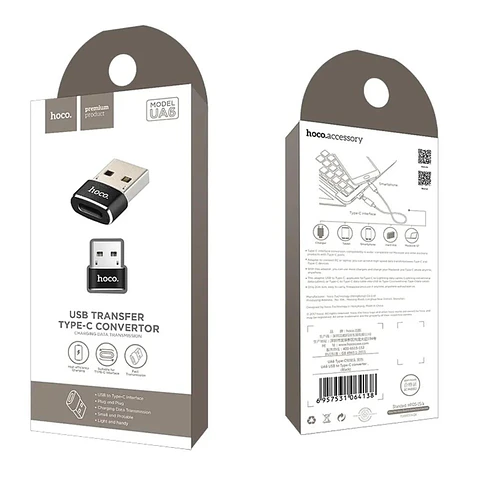 Adaptador Convertidor Hoco Ua6  Tipo C a USB