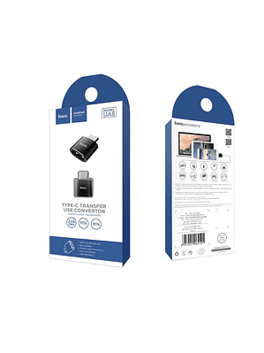 Adaptador Convertidor Hoco  AU5  USB A Tipo C 