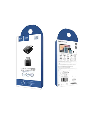 Adaptador Convertidor Hoco  AU5  USB A Tipo C 