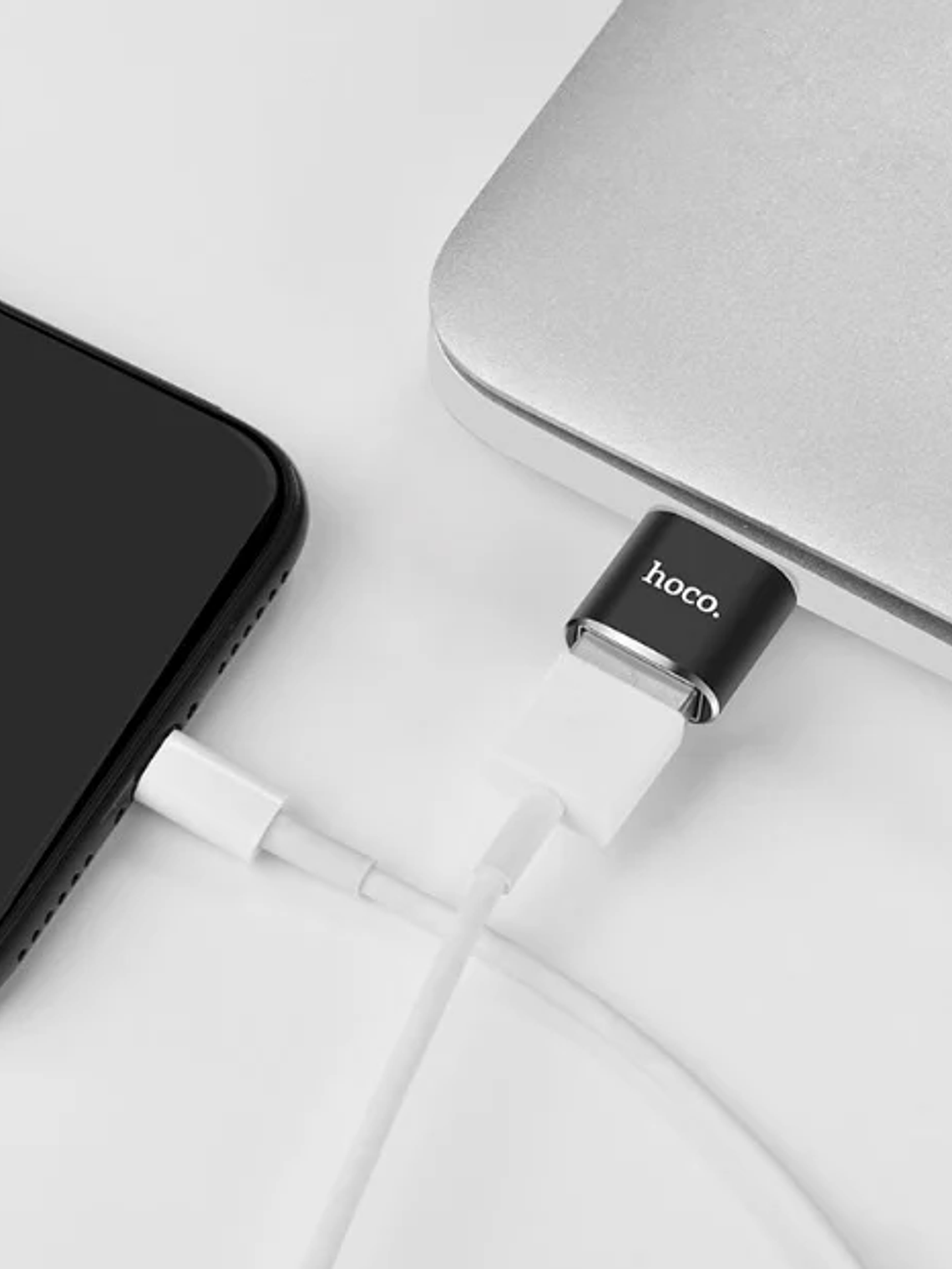 Adaptador Convertidor Hoco  AU5  USB A Tipo C  3