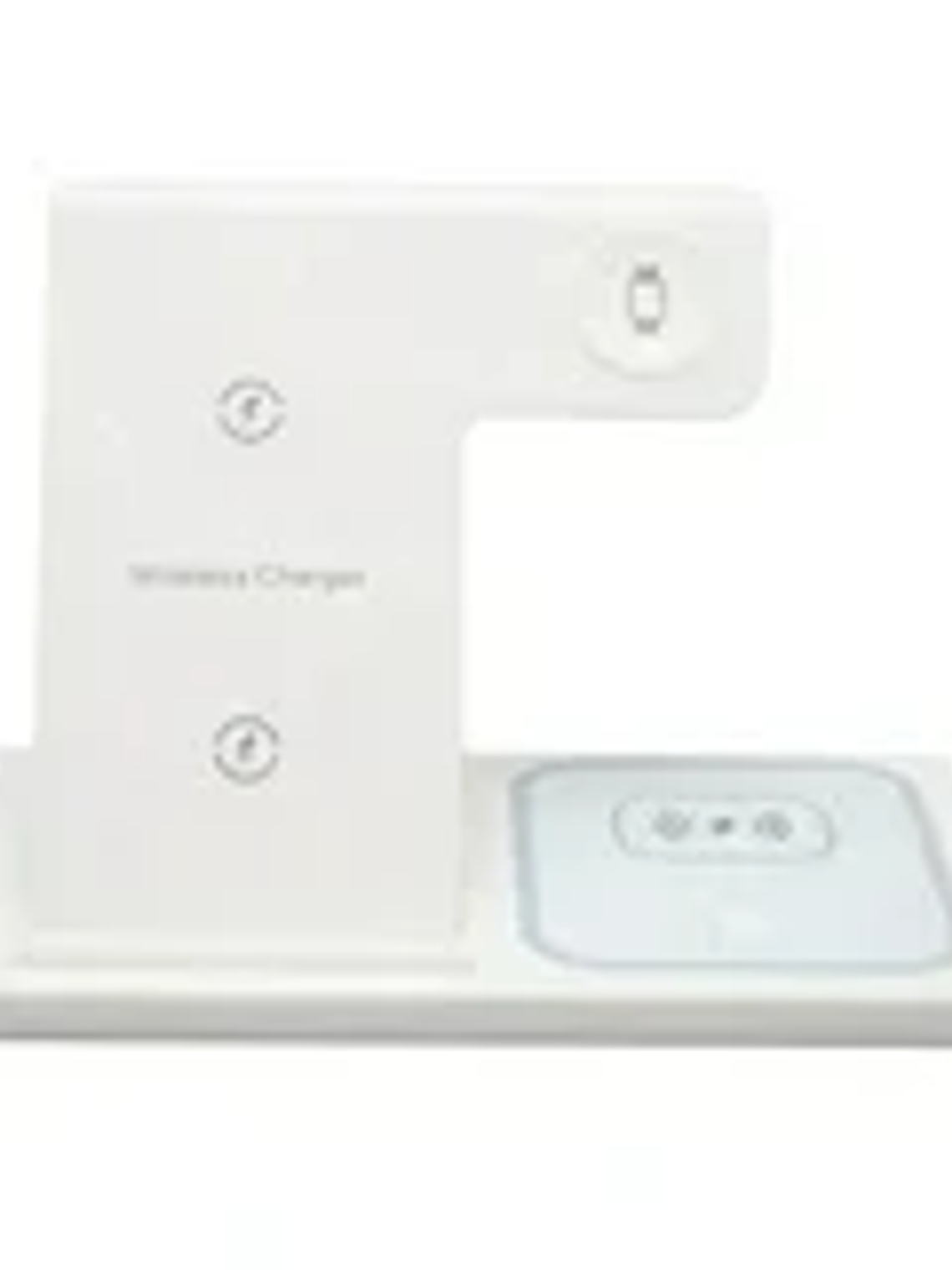 Base De Carga Inalambrica 3 En 1 Blanco 2