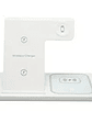 Base De Carga Inalambrica 3 En 1 Blanco - Miniatura 2