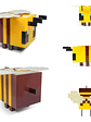 Lámpara Decorativa Abeja Minecraft  - Miniatura 3