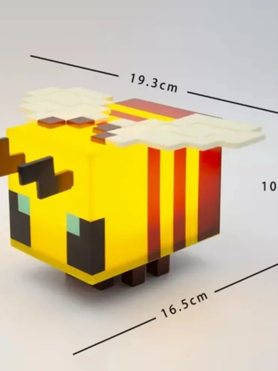 Lámpara Decorativa Abeja Minecraft  2