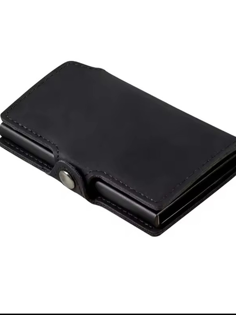 Billetera anticlonación RFID - Negra 2