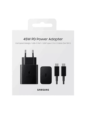 CARGADOR CARGA RÁPIDA 45W SAMSUNG + CABLE