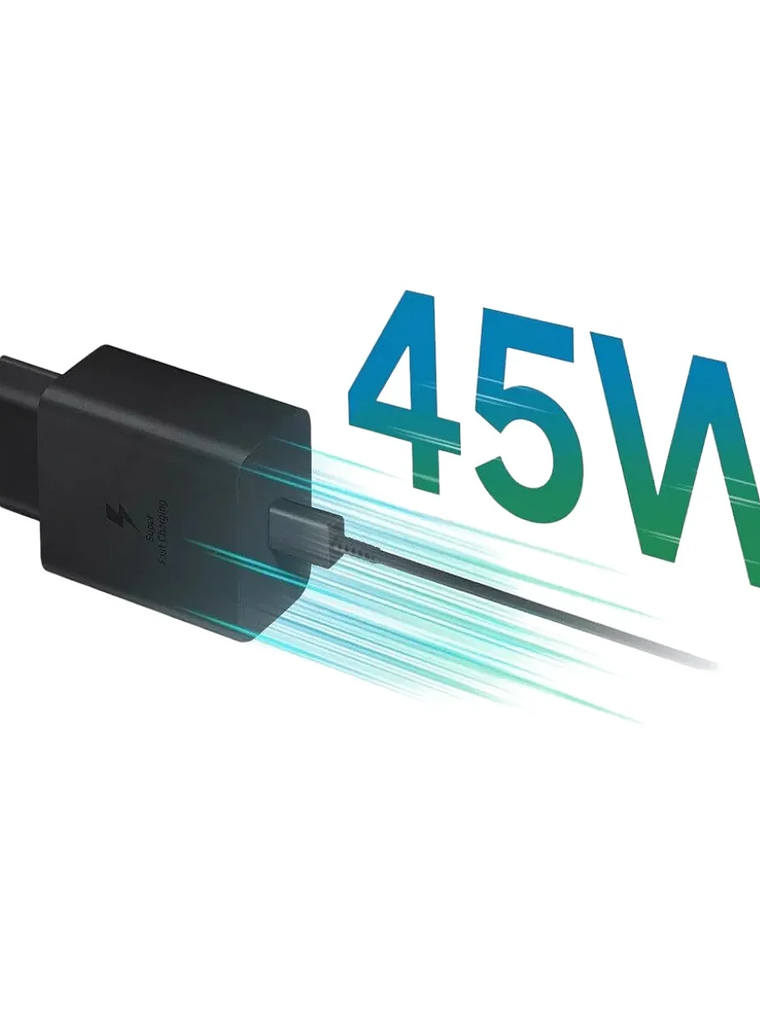 CARGADOR CARGA RÁPIDA 45W SAMSUNG + CABLE 3