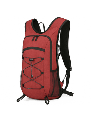 Mochila de Hidratación con bolsa de 2lts de agua-Rojo
