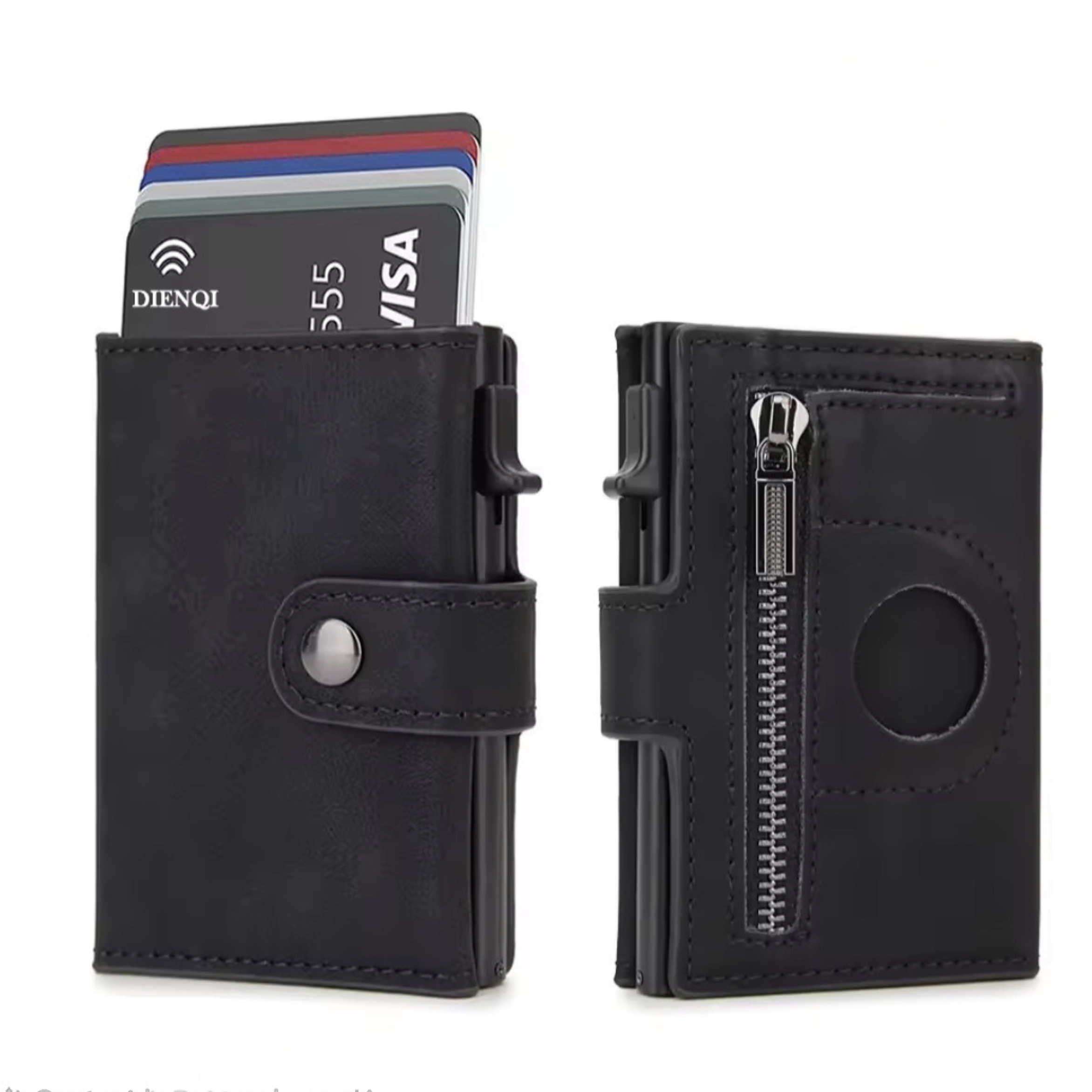 Billetera anticlonación RFID  V1- Negro 1