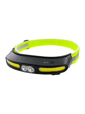 Luz Linterna Frontal Led+cob Luz Blanca Y Roja 1100mah