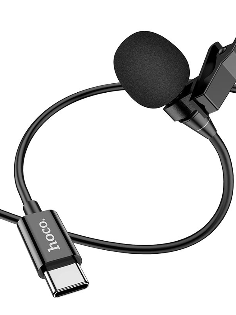 Microfono Externo Hoco L14 Tipo C Negro 2
