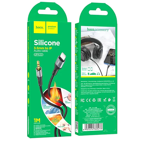 Cable Auxiliar a Lightning para audio Hoco UPA19