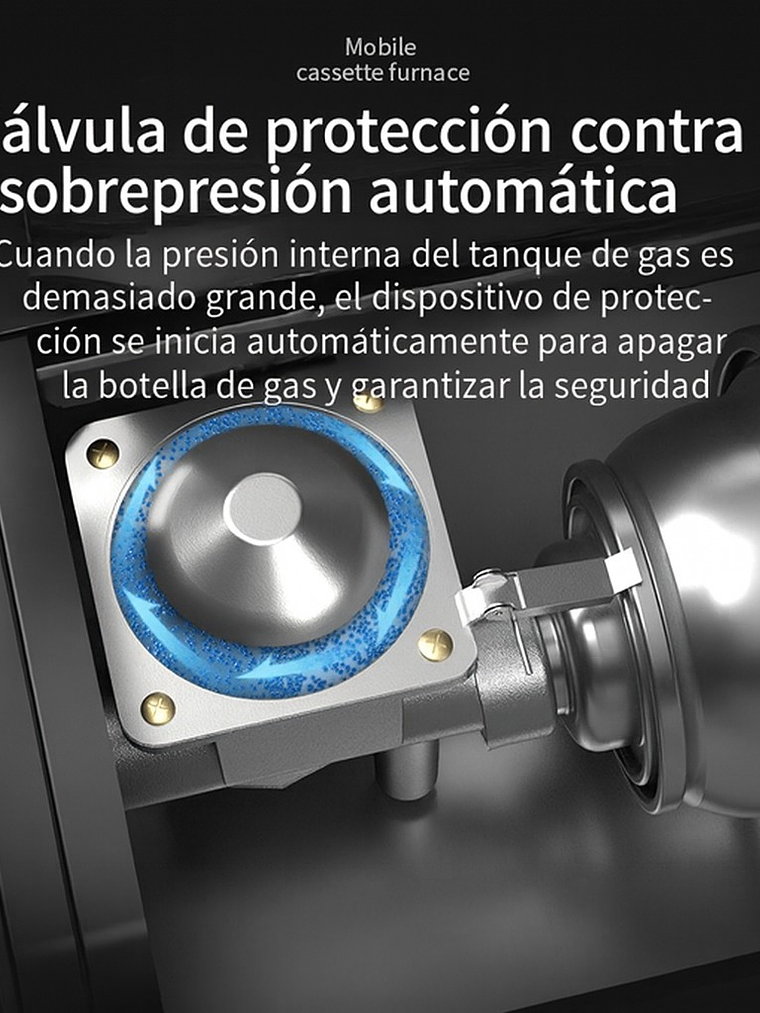 Cocinilla - Encimera Portátil a Gas Con Un Quemador / GTI Modelo BDZ-155-A 7