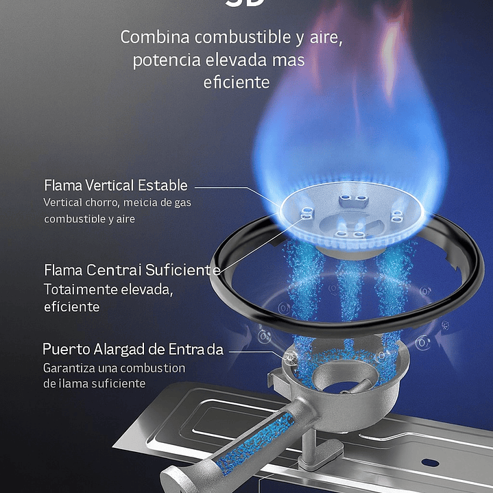 Cocinilla - Encimera Portátil a Gas Con Un Quemador / GTI Modelo BDZ-155-A 8