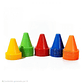 Set 12 Mini Conos Multicolor 9cm Para Agilidad Coordinación - Miniatura 1