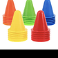 Set 12 Mini Conos Multicolor 9cm Para Agilidad Coordinación - Miniatura 2