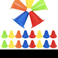 Set 12 Mini Conos Multicolor 9cm Para Agilidad Coordinación - Miniatura 3