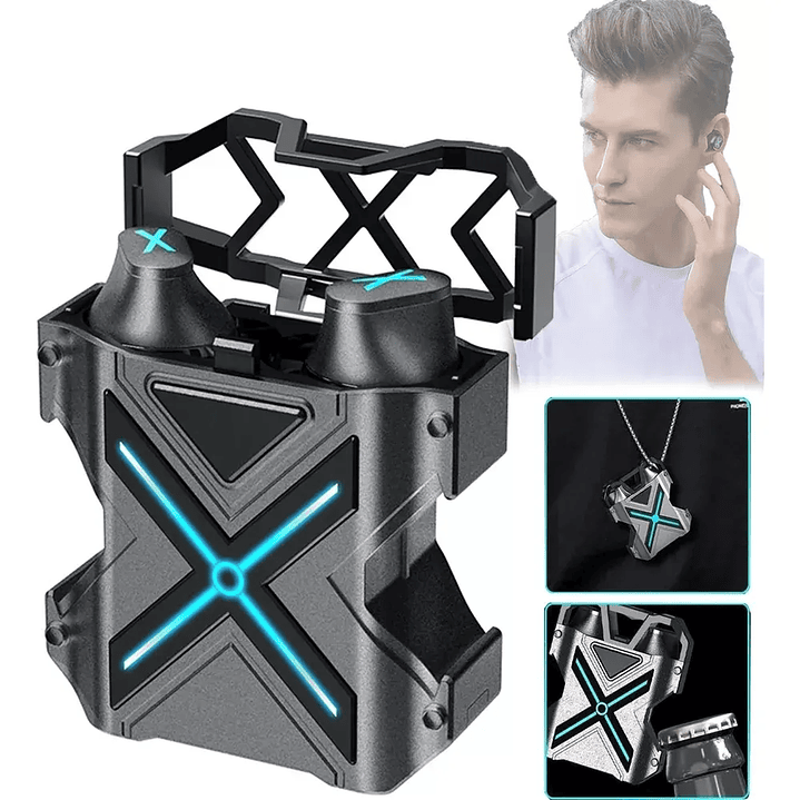 Audifonos Bluetooth   Gamer Tws K-89 color grafito 3