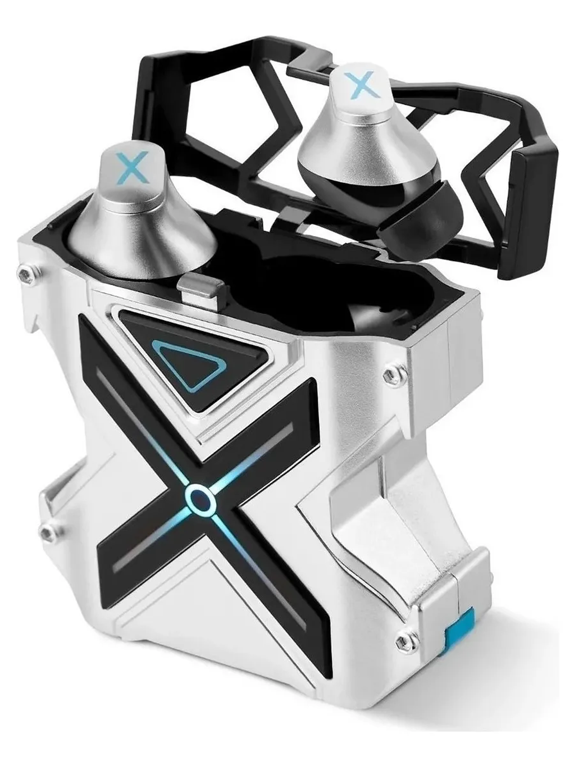 Audifonos Bluetooth  Gamer Tws K-89-Silver  2