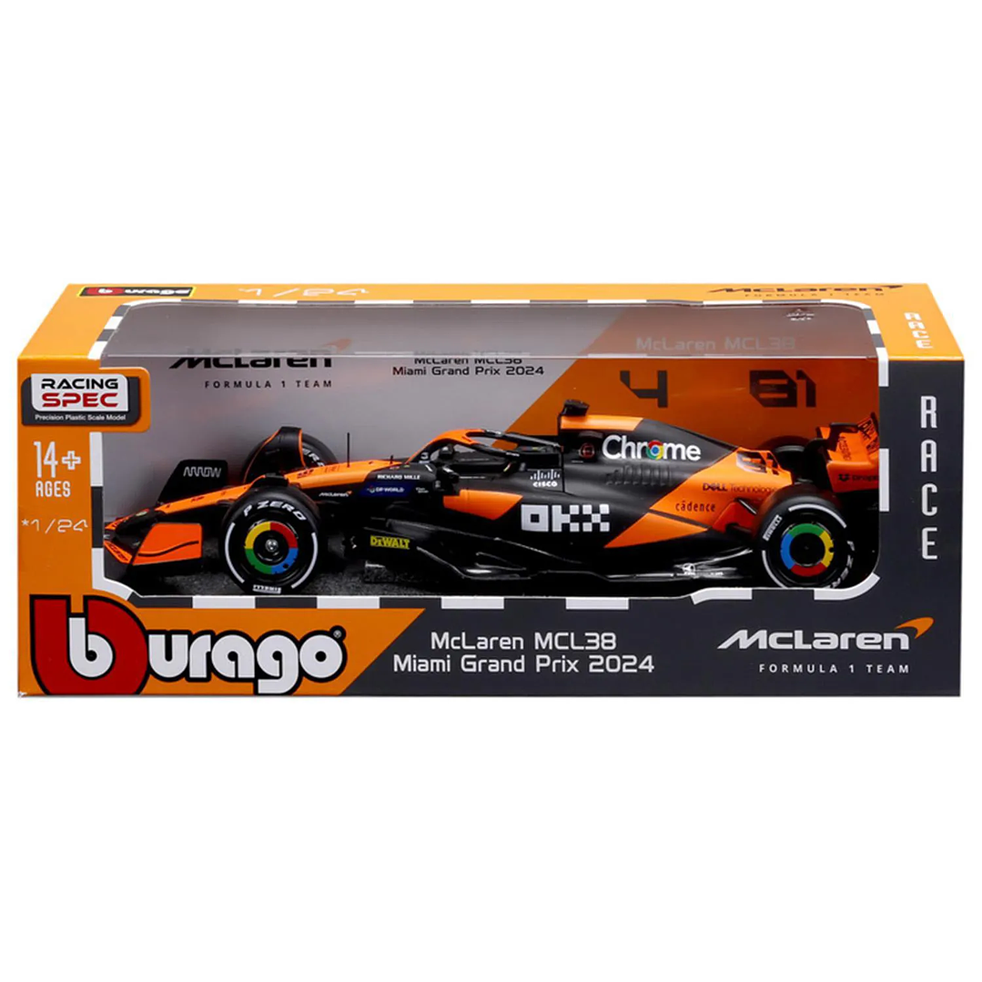Réplica Fórmula 1 Mclaren MCL38 Escala 1/24 3