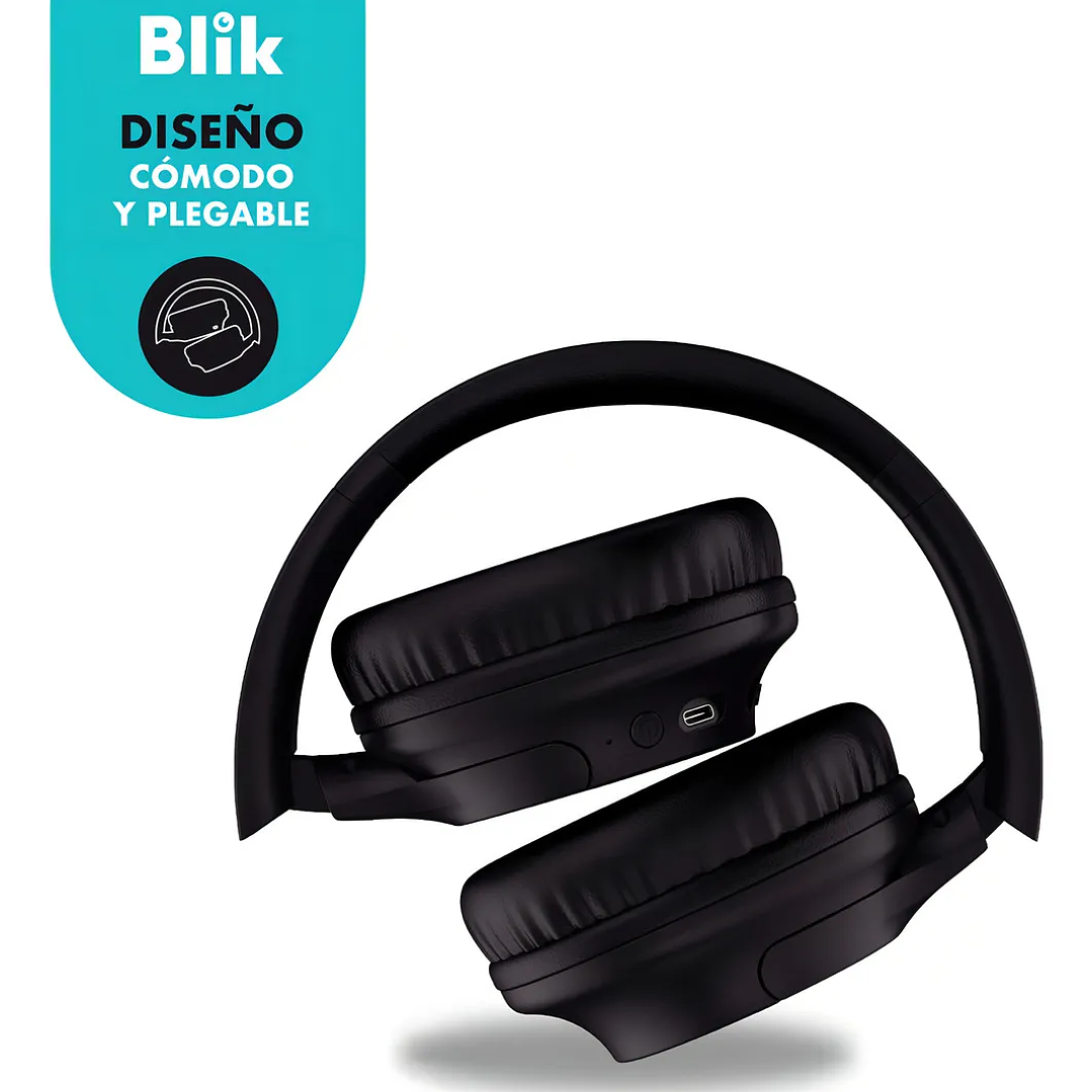 Audífonos Bluetooth Blik Soul250 16 Hrs Color Negro 3