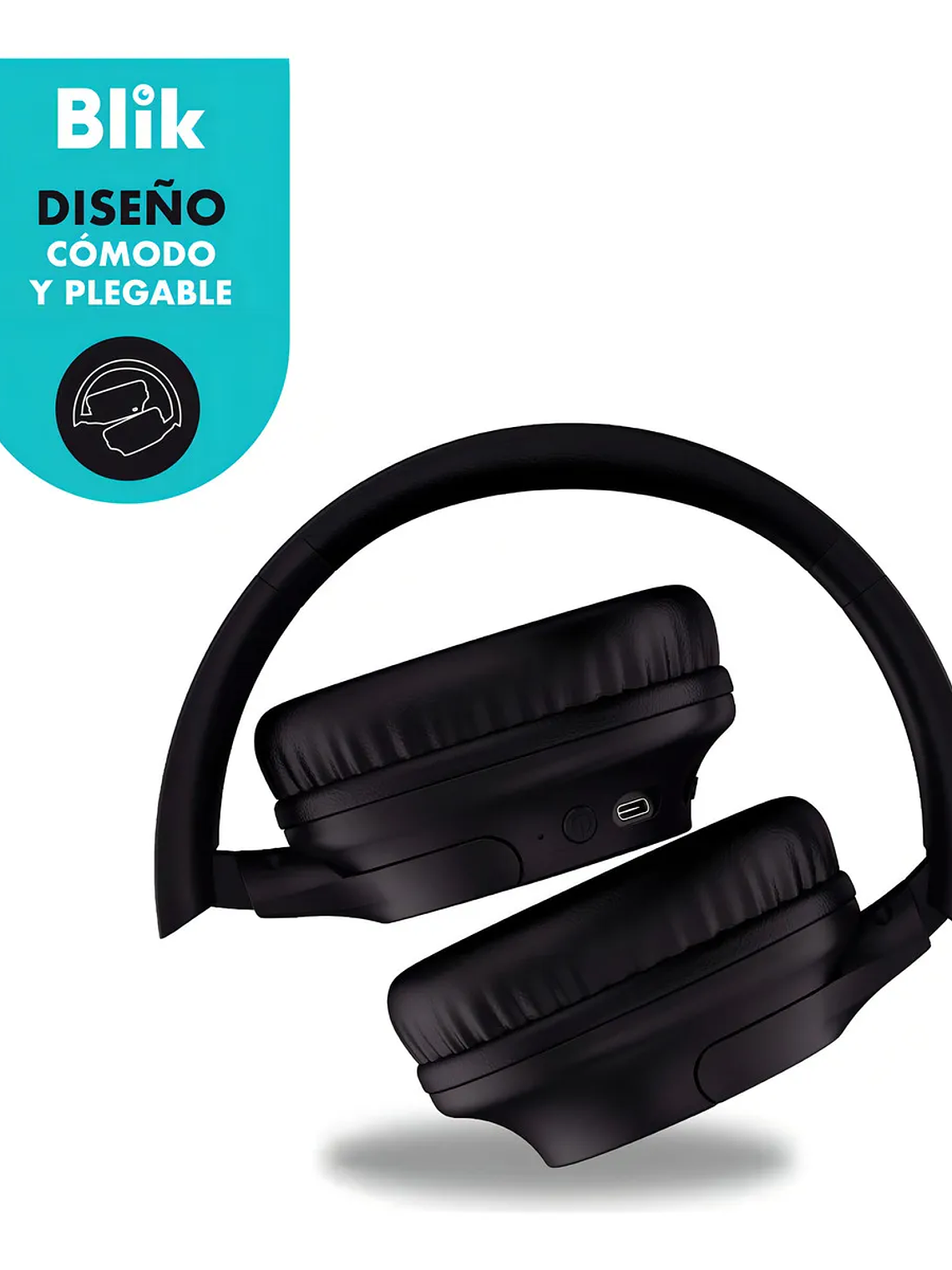 Audífonos Bluetooth Blik Soul250 16 Hrs Color Negro 4