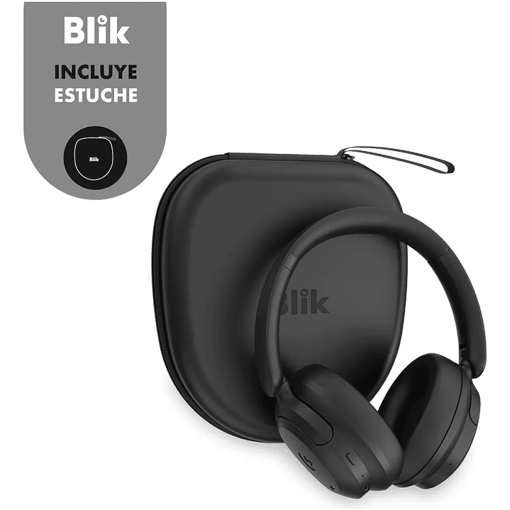Audífonos Bluetooth Blik Soul900 Cancelación De Ruido 60 Hrs Color Negro 2