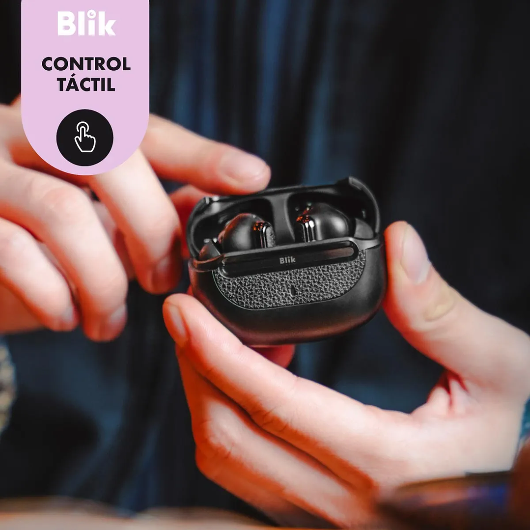 Audifonos Bluetooth Blik Air950 Cancelación De Ruido 40 Hrs Negro 3