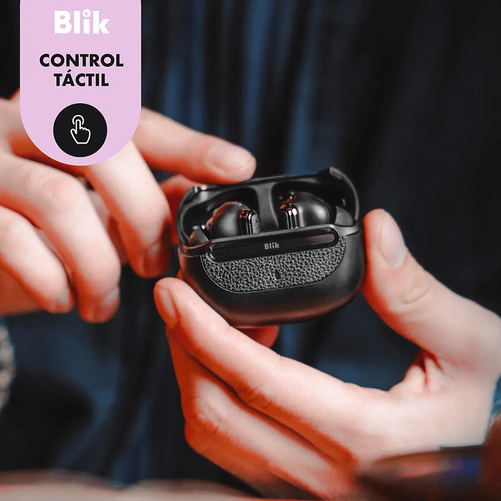 Audifonos Bluetooth Blik Air950 Cancelación De Ruido 40 Hrs Negro 3