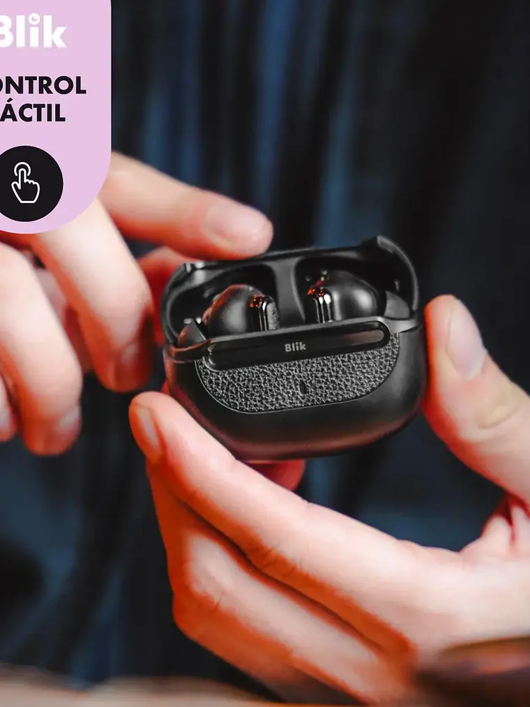Audifonos Bluetooth Blik Air950 Cancelación De Ruido 40 Hrs Negro 3