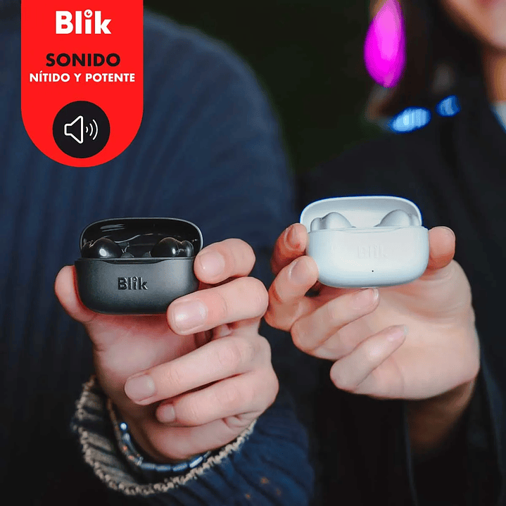 Audifonos Bluetooth Inalámbricos Blik Air500 Blanco Blanco 3