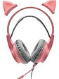 Audifonos Gamer Urbano Orejas De Gato Usb Luz Rgb Color Rosa - Miniatura 4