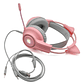 Audifonos Gamer Urbano Orejas De Gato Usb Luz Rgb Color Rosa - Miniatura 2