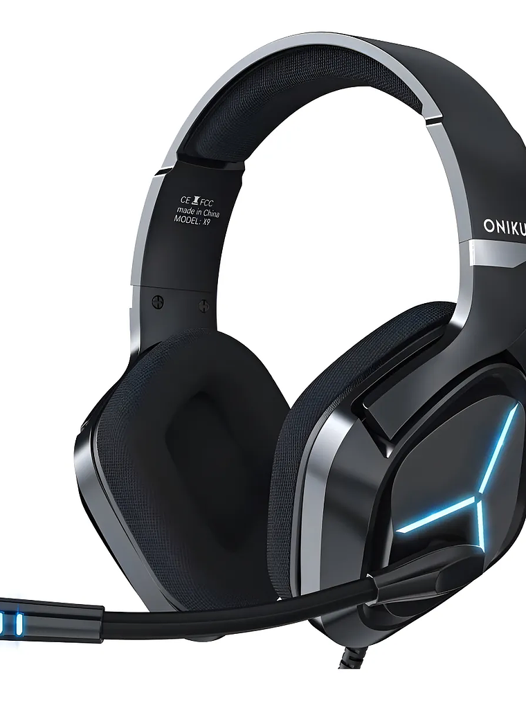 Audifonios Gamer Onikuma X9 Con Luz Rgb  1