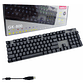 Teclado Mecánico Gamer Gamepro-x Gk-800 C/ Luz Rgb Negro Español  - Miniatura 1