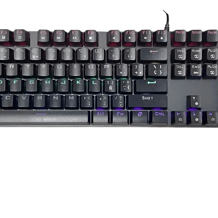 Teclado Mecánico Gamer Gamepro-x Gk-800 C/ Luz Rgb Negro Español  3