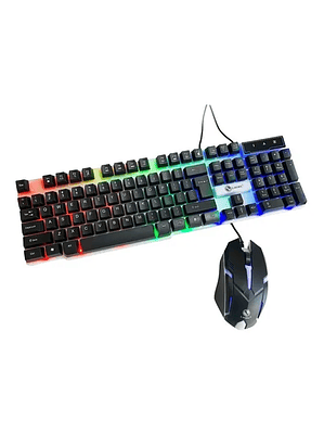 Combo Mouse Y Teclado Gamer Rgb Limeide Gtx300