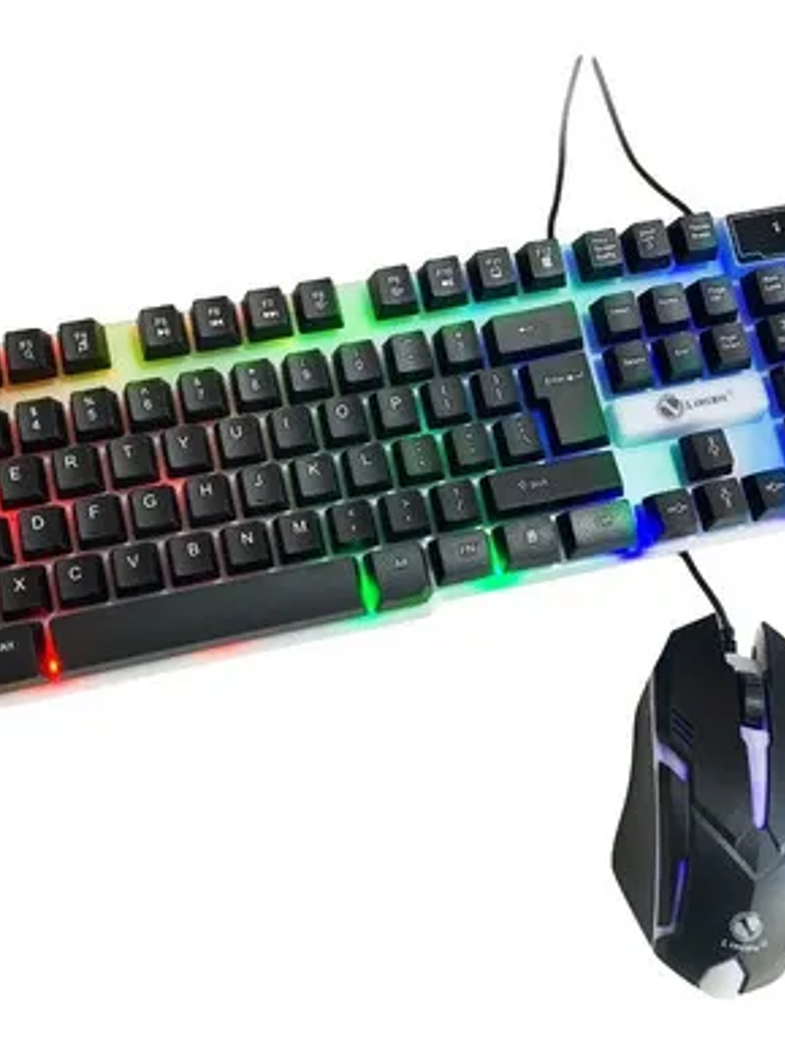 Combo Mouse Y Teclado Gamer Rgb Limeide Gtx300 1